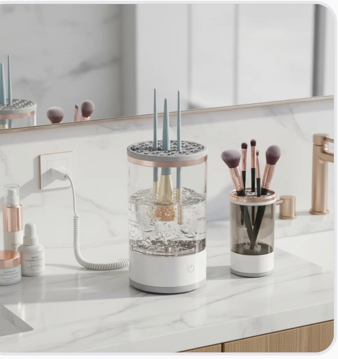 Makeup brush cleaner